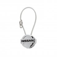 Брелок Nissan мягкий с металлической эмблемой