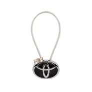 Брелок Toyota мягкий с металлической эмблемой