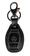 Брелок Mercedes-Benz металлический+кожа