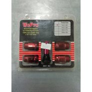 Гайка колесная М12х1,25 (17кл.) конус закр. красная (WP) (кмп.5+1) "незначительное повреждение упаковки"