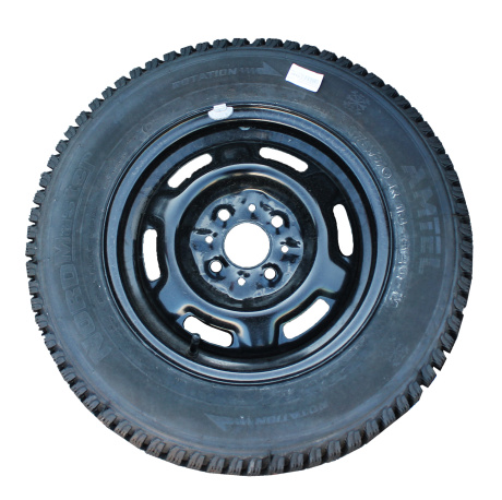 Колесо в сборе ВАЗ-2108 R13 175/70 TUNGA Nordway 2 черный диск левое