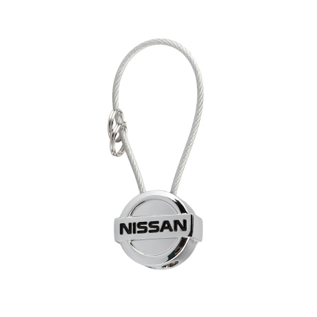 Брелок Nissan мягкий с металлической эмблемой