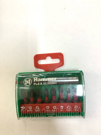 Набор бит Hammer Flex 203-904 PB  набор No4 Ph/Pz/Sl/Hx  9шт. "витринный образец"