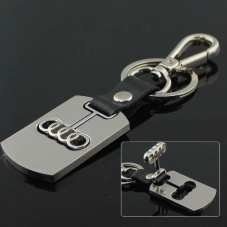 Брелок Audi металлический