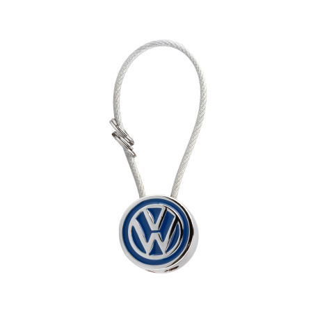 Брелок Volkswagen мягкий с металлической эмблемой