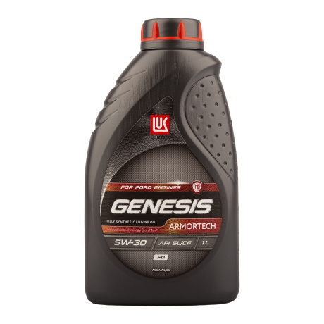 Масло моторное Лукойл Genesis Armortech 5W30 FD SL/CF A5/B5 синтетика (1 л)