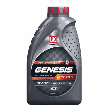 Масло моторное Лукойл Genesis Armortech HK 5W30 SL/CF  синтетика (1 л)