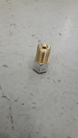 Соединитель м12x1,0 внутр./м12x1,0 внутр. латунь 07928 "витринный образец"