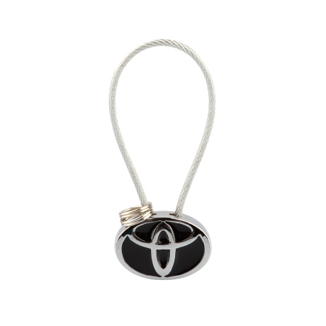 Брелок Toyota мягкий с металлической эмблемой